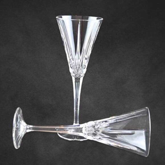 Princess House Champagne Flute Glasses Wedding Toasting Collection Set of 2 NIB - Picture 3 of 17